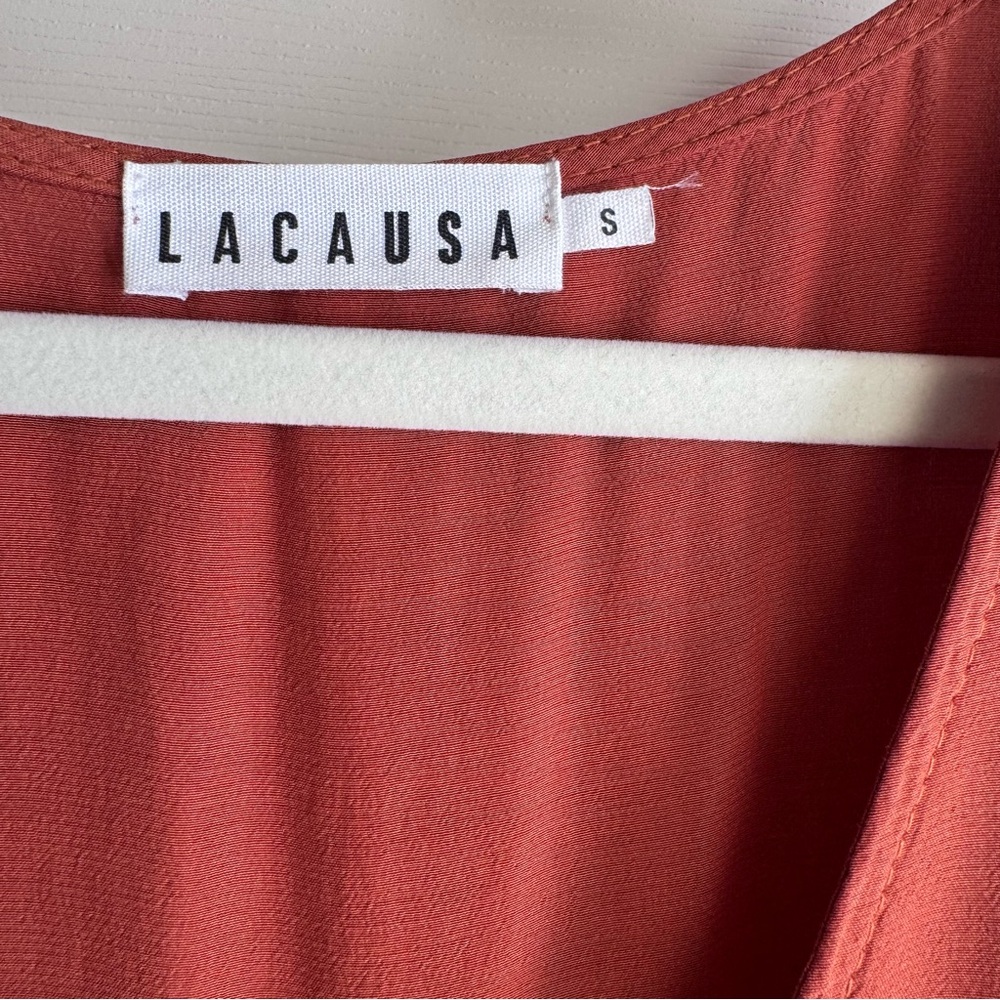 Anthropologie Lacausa Melody Dress Midi size Small - Picture 3 of 6